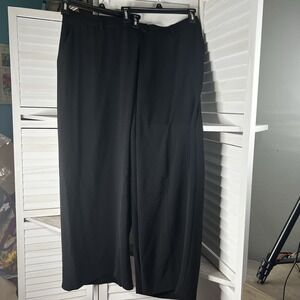 Vince Camuto Women's Black Wide Leg Lightweight Dress Pants Trousers Size 20W‎